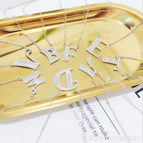 Pendentif Pendentif Pendentif Pendentif Lettre Sterling Silver Lettre Gold